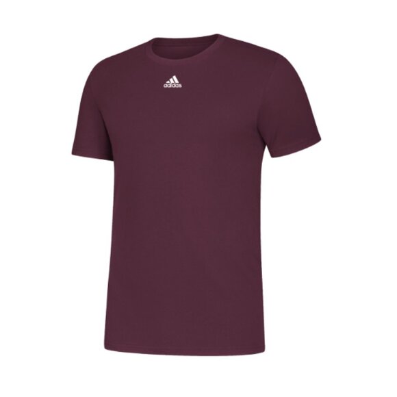 adidas Tops - Adidas | NWOT Logo Crewneck Short Sleeve T-Shirt in Maroon Size Medium